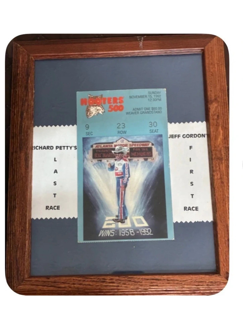 1992 NASCAR ticket collectors